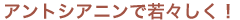 �A���g�V�A�j���Ŏ�X�����I